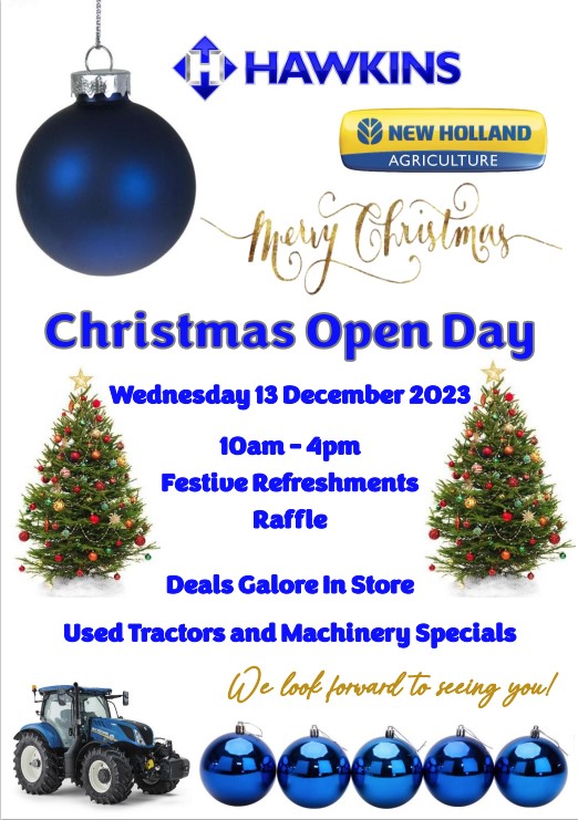 CHRISTMAS OPEN DAY UPDATE