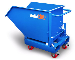 SOLID HUB TIPPING SKIP